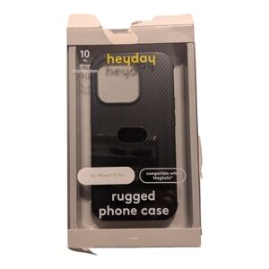 F5. Heyday Magsafe‎ Compatible Rugged Phone Case For Apple iPhone 15 Pro Black